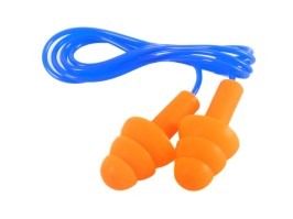 Špunty do uší MaxDefence Silicone M04 so šnúrkou [EARMOR]