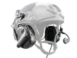 Elektronická slúchadlá Earmor M32 s mikrofónom a montážou na helmu ARC - čierna [EARMOR]