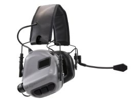 Elektronická slúchadlá Earmor M32 s mikrofónom - sivá [EARMOR]