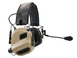 Elektronická slúchadlá Earmor M32 s mikrofónom - TAN [EARMOR]