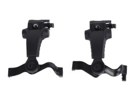 Montáž M16A slúchadiel EARMOR M31/M32 Plus pre helmy s lištou ARC, 2 kusy - čierna [EARMOR]