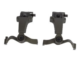 Montáž M16A slúchadiel EARMOR M31/M32 Plus pre helmy s lištou ARC, 2 kusy - Foliage Green [EARMOR]