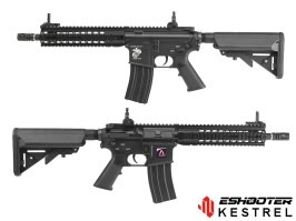 Airsoftová zbraň M4 NOVESKE 9” (EC-611), Kestrel ECU - čierna [E&C]