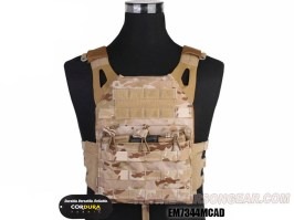 Vesta s imitáciou plátov a trojitou sumkou M4 Jumper Plate Carrier - Multicam Arid [EmersonGear]