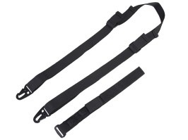 Špeciálny dvojbodový popruh pre P90 - čierny [EmersonGear]
