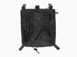 LXB Bungee Pack pre vestu 420 s vreckom na helmu - čierna [EmersonGear]