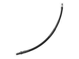 USL HPA hadica SlimLine - QD samec + 1/8NPT, 25cm s opletom - Čierna [EPeS]