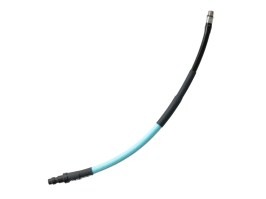 USL HPA hadica SlimLine - QD samec + 1/8NPT, 25cm s opletom - modrá [EPeS]