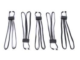 Jednorazové textilné putá (5 ks) HT-01 - čierná [ESP]