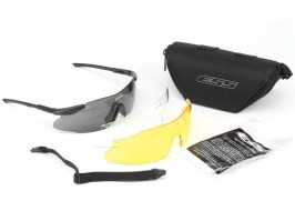 Ochranné okuliare ICE 3LS s balistickou odolnosťou - číre, žlté, tmavé [ESS]