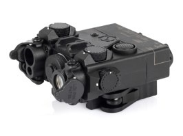 AN/PEQ-15A DBAL-A2 LED svietidlo s červeným / IR laserom (RIS) - čierna [FMA]