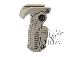Sklopná taktická RIS rukoväť AB163 s možnosťou predĺženia - piesková farba [FMA]