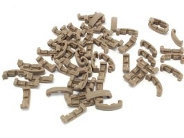 Segmentové krytky RIS lišty, 60 kusov - pieskové (DE) [FMA]