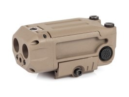 Taktické LED svietidlo + IR laser s RIS montážou na zbraň - Desert [FMA]