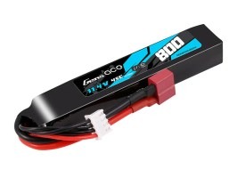 Akumulátor Li-Po 11,4V HV 800mAh 45C 102x18x16mm - DeanT [Gens ace]