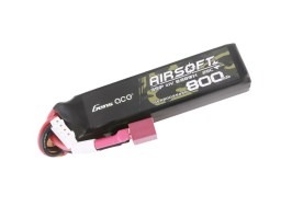 Akumulátor Li-Po 11,1V 800mAh 25C 79x20x17mm - DeanT [Gens ace]