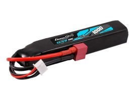 Akumulátor Li-Po 11,4V HV 1000mAh 50C 102x19x17mm - DeanT [Gens ace]