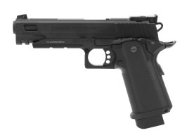 Airsoftová pištoľ GPM1911 CP MS, celokov, plyn BlowBack (GBB) - čierná [G&G]