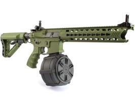 Bubnový zásobník pre M4/M16, 2300 rán, točný - čierny [G&G]
