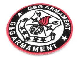 G&G nášivka guľatá - čierna [G&G]