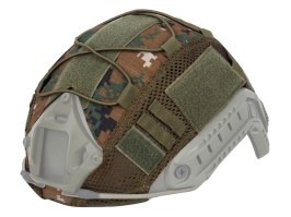 Poťah na helmu FAST s elastickou šnúrkou - Digital Woodland [Imperator Tactical]