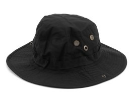 Vojenský okrúhly klobúk Boonie  - čierny [Imperator Tactical]
