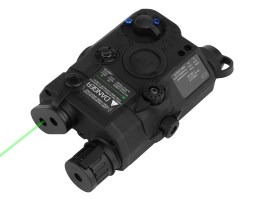 AN/PEQ-15-A LED svietidlo a zelený / IR laser (RIS) - čierna [Imperator Tactical]