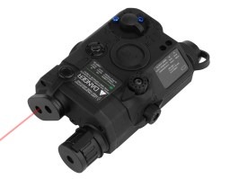 AN/PEQ-15-B LED svietidlo a červený / IR laser (RIS) - čierna [Imperator Tactical]