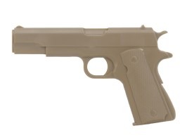 PVC 3D nášivka v tvare pištole 1911 - TAN [Imperator Tactical]