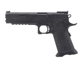 PVC 3D nášivka v tvare pištole Hi-Capa - čierna [Imperator Tactical]