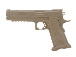 PVC 3D nášivka v tvare pištole Hi-Capa - TAN [Imperator Tactical]