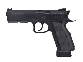 PVC 3D nášivka v tvare pištole CZ Shadow - čierna [Imperator Tactical]
