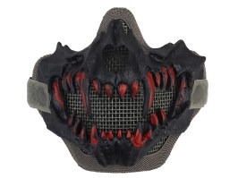 Taktická maska tváre Glory s 3D tesákmi (standard) - Wolf Grey [Imperator Tactical]