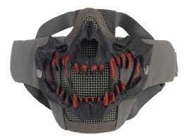 Taktická maska tváre Glory s 3D tesákmi (upgrade) - Wolf Grey [Imperator Tactical]