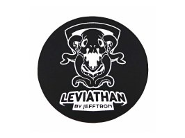 Leviathan samolepka - čierna [JeffTron]