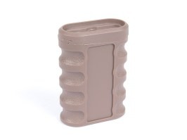Polohovateľná vertikálna rukoväť 0-8°, Nylon (M-LOK & KeyMod) – TAN [JJ Airsoft]