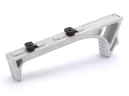 CNC hliníková rukoväť pre M-LOK predpažbie - strieborná [JJ Airsoft]