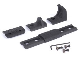 Set dorazu dlane na M-LOK predpažbie - čierny [JJ Airsoft]