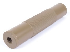 Imitácia tlmiča hluku, závit (+/-)14mm - TAN [JJ Airsoft]