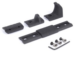 Modulárny doraz dlane pre KeyMod, 3-dielna sada – čierny [JJ Airsoft]