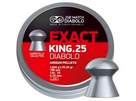 Diabolky EXACT King 6,35mm (cal .25) / 1,645g - 150ks [JSB Match Diabolo]