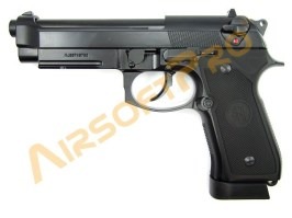 Airsoftová pištoľ M9 A1 - čierna - celokov, BlowBack - CO2 [KJ Works]