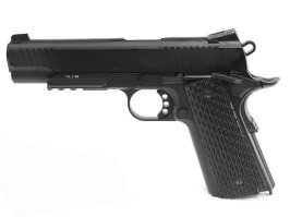 Airsoftová pištoľ 1911 M.E.U. CO2, celokov, BlowBack - čierna [KWC]