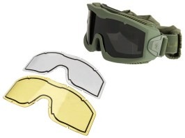 Ochranné okuliare AERO Series Thermal, OD - číre, tmavé, žlté [Lancer Tactical]