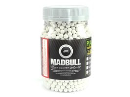 Airsoftové guličky MadBull Precision 0,43g 2000ks - biele [MadBull]