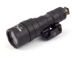 Taktické svietidlo M300B Mini Scout LED s RIS montážou na zbraň - čierna [Night Evolution]