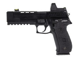 Airsoftová pištoľ VP26X s kolimátorom, GBB - čierna [Vorsk]