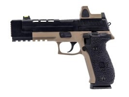 Airsoftová pištoľ VP26X s kolimátorom, GBB - čierno-TAN [Vorsk]