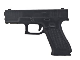 PVC 3D nášivka v tvare pištole Glock - čierna [Imperator Tactical]