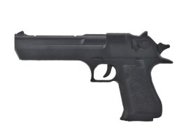 PVC 3D nášivka v tvare pištole Desert Eagle - čierna [Imperator Tactical]
